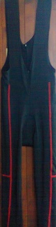 Collant long noir rouge
